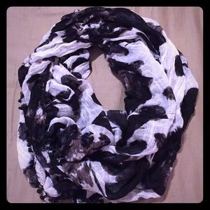 J Crew Light Animal Print Infinity Scarf